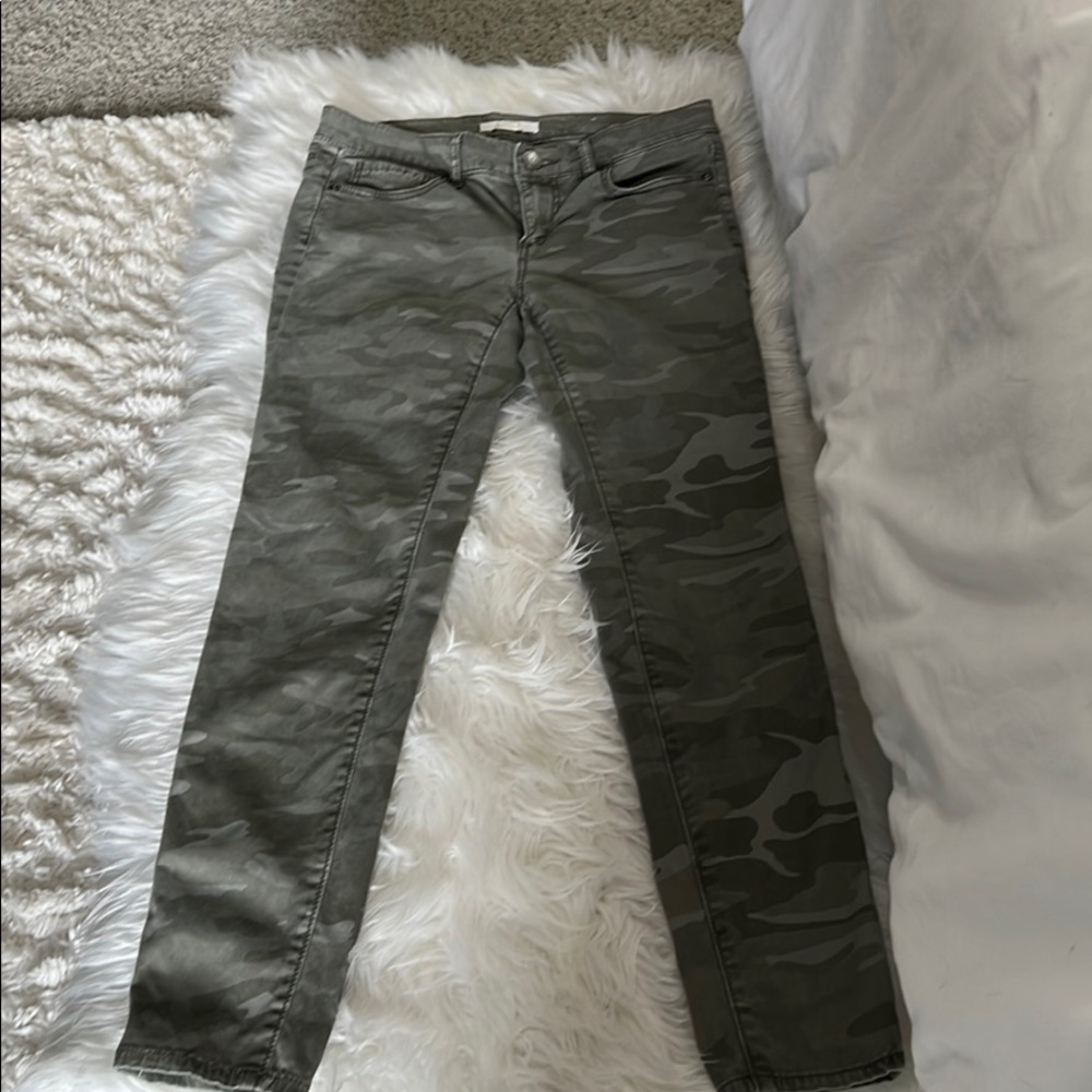 Camo print pants